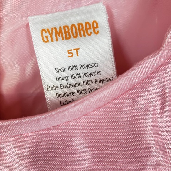 Gymboree Dress Girls Size 5T A Line Sleeveless Striped Bow Pink - Picture 7 of 7